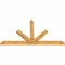 Ekena Millwork Saratoga Rough Sawn Timber Gable Bracket, Western Red Cedar, 108"W x 58"H x 4"D x 6"F, 13/12 Pitch GBW108X58X0406SAR00RWR - alternate 2